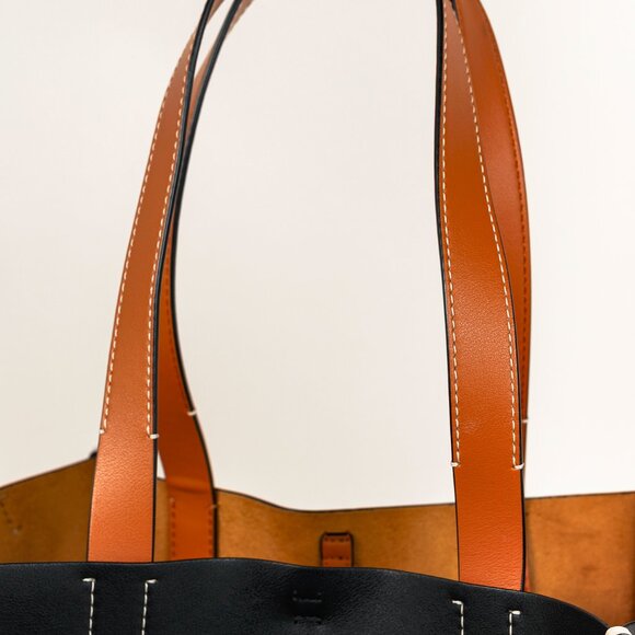 Proenza Schouler White Label Large Mercer Black Leather Tote - Picture 6 of 14